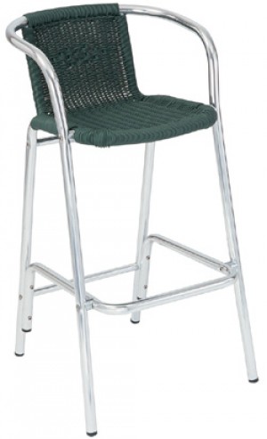 TANGO BARSTOOL ALU WICKER